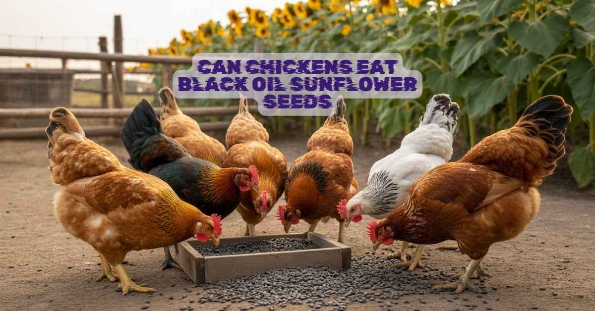 Can Chickens Eat Black Oil Sunflower Seeds