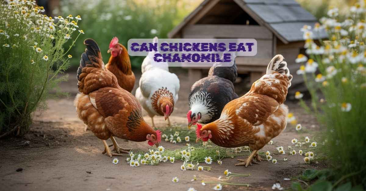 Can Chickens Eat Chamomile