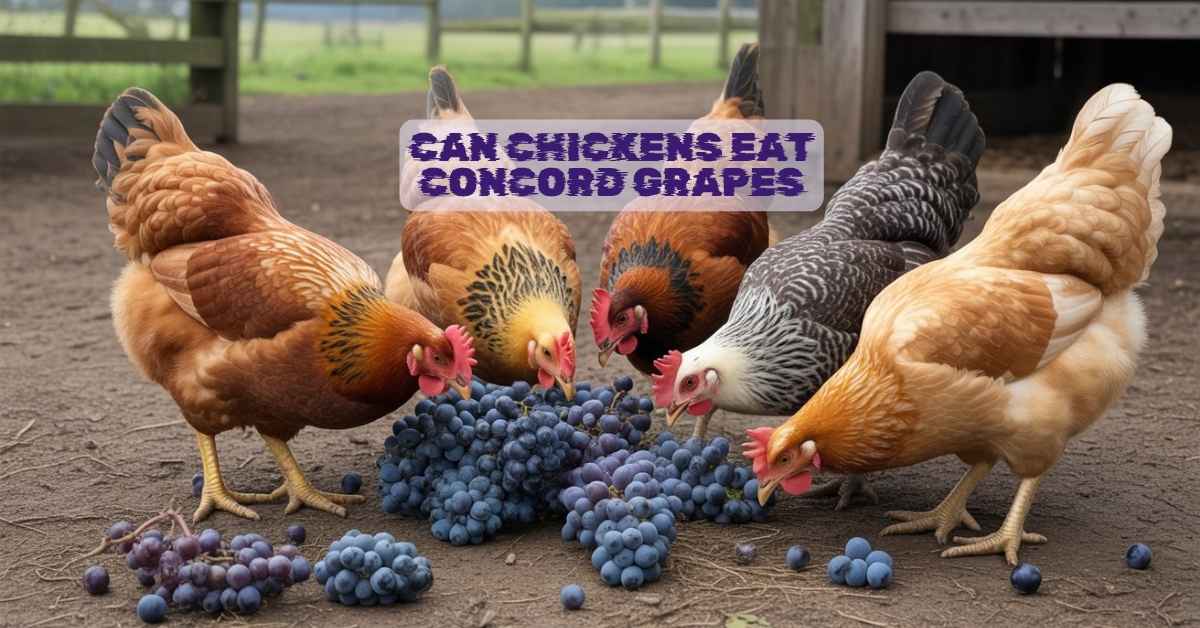 Can Chickens Eat Concord Grapes