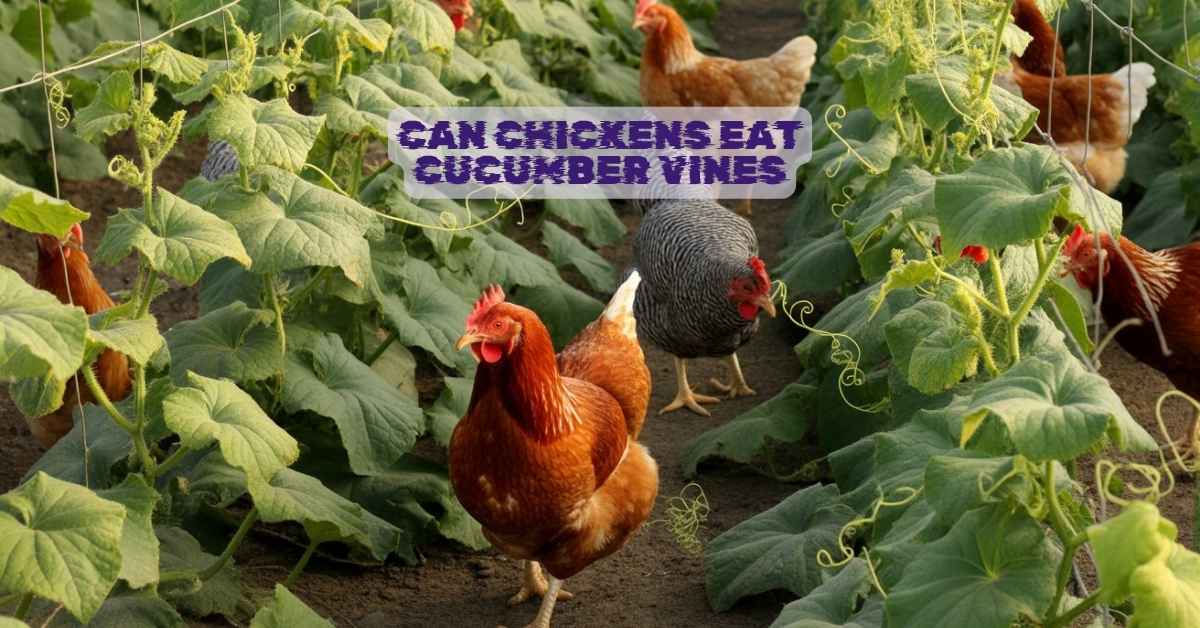 Can Chickens Eat Cucumber Vines