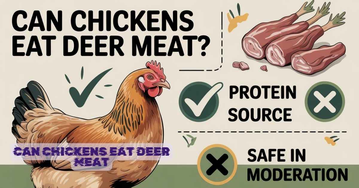 Can Chickens Eat Deer Meat