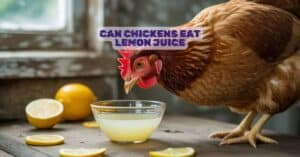 Can Chickens Eat Lemon Juice