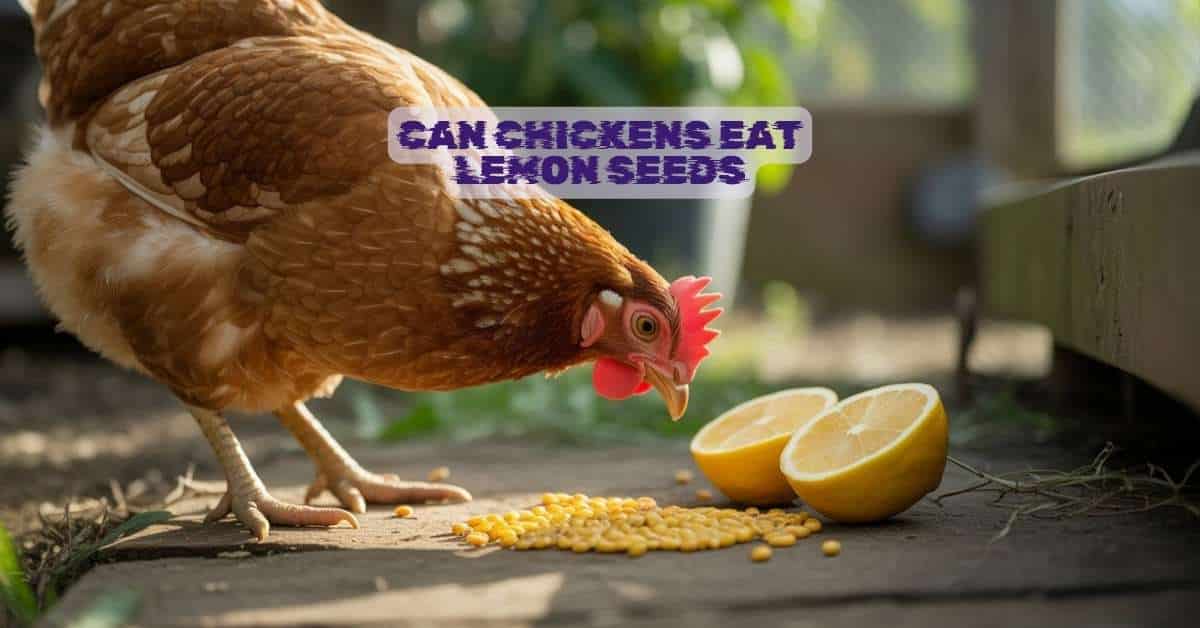 Can Chickens Eat Lemon Seeds