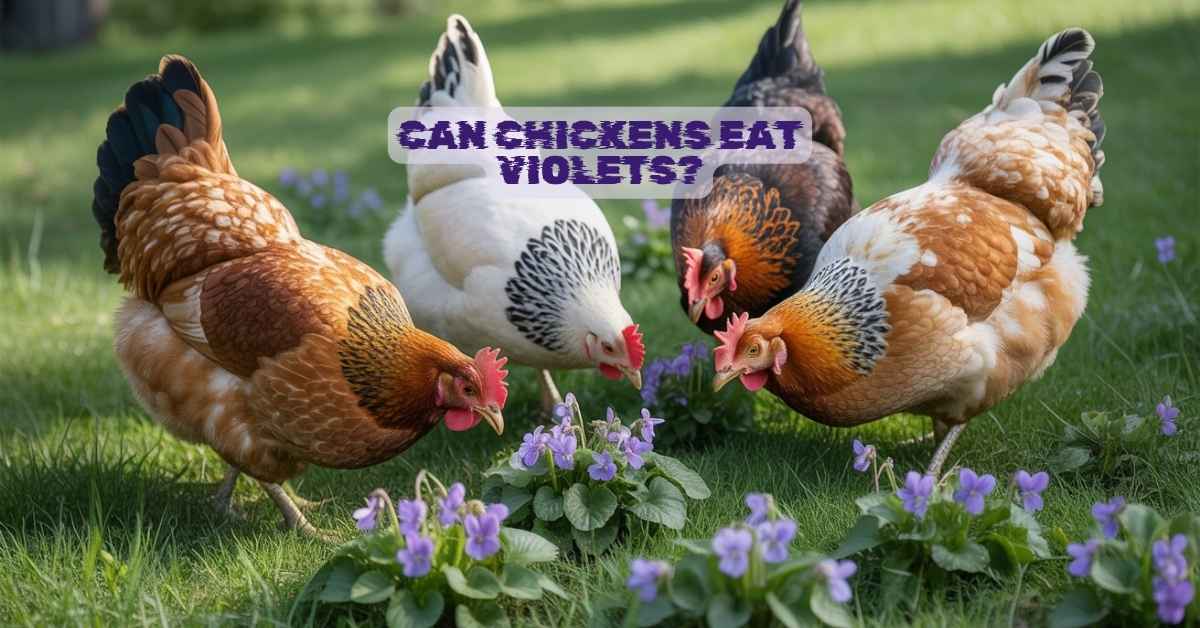 Can Chickens Eat Violets?