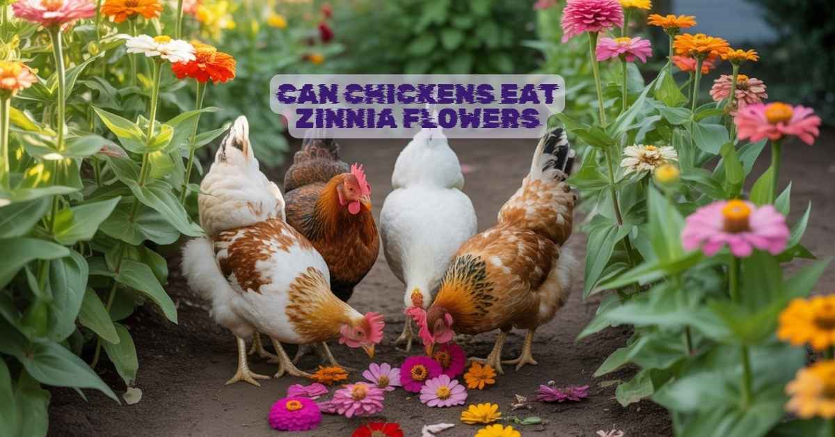 Can Chickens Eat Zinnia Flowers