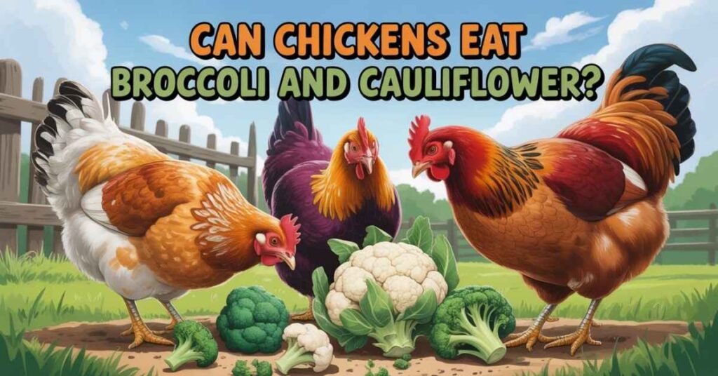 Can Chickens Eat Broccoli and Cauliflower?