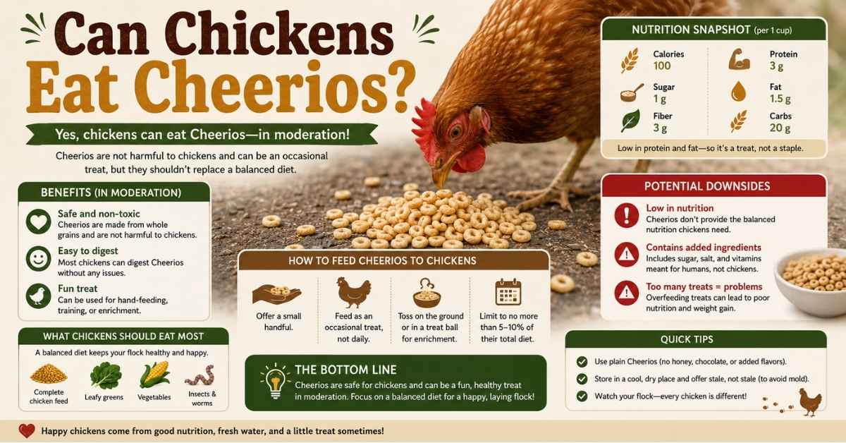 Can Chickens Eat Cheerios