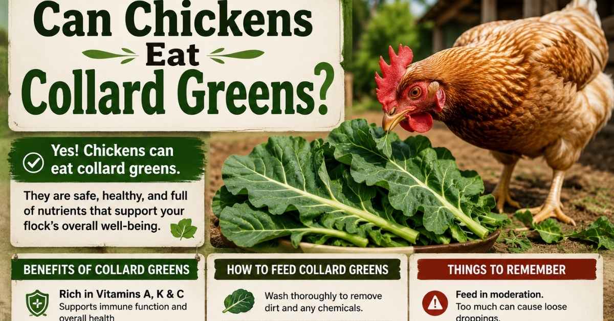 Can Chickens Eat Collard Greens