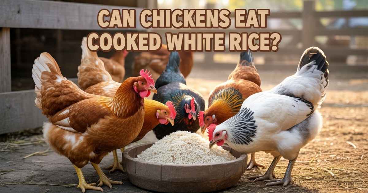 Can Chickens Eat Cooked White Rice
