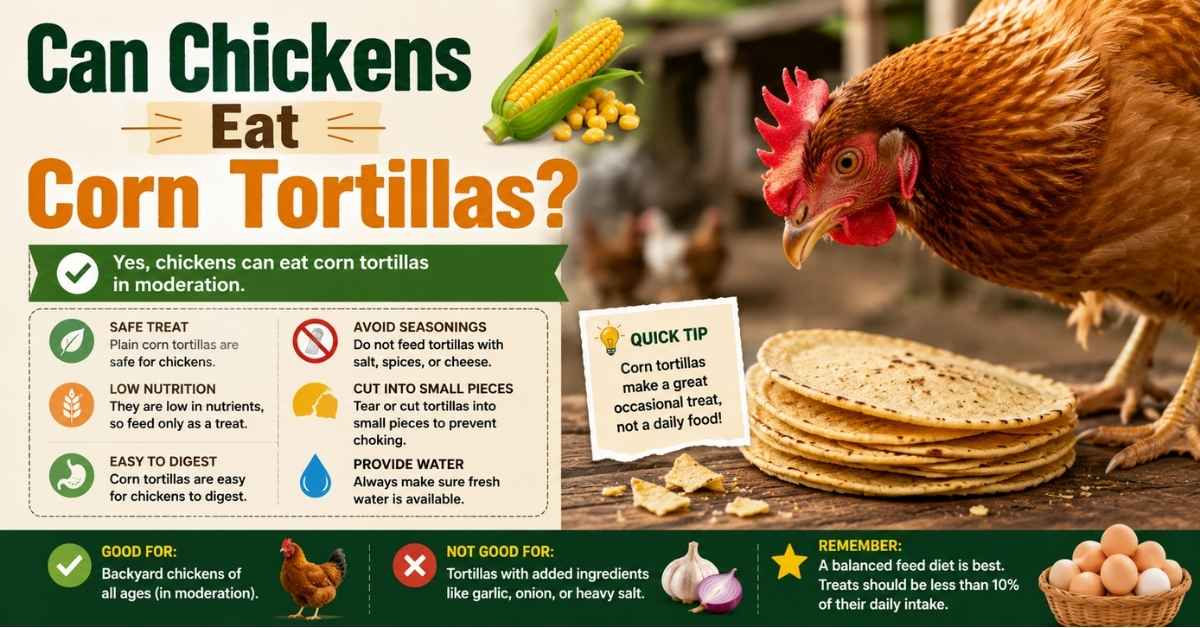 Can Chickens Eat Corn Tortillas