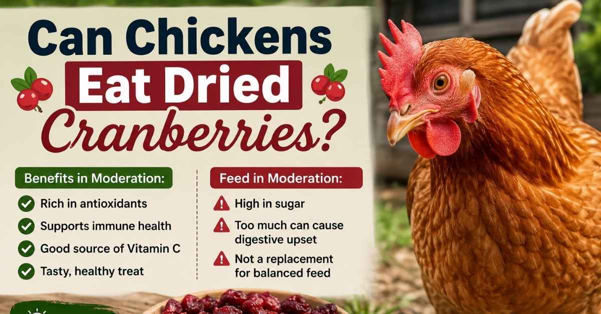 Can Chickens Eat Dried Cranberries