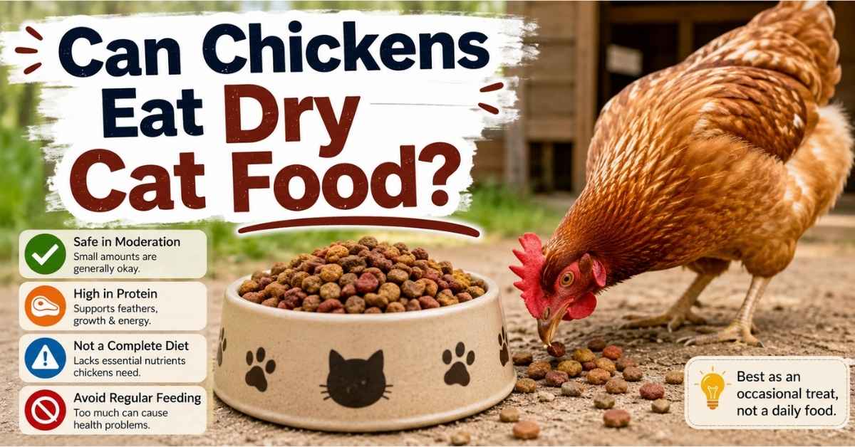 Can Chickens Eat Dry Cat Food