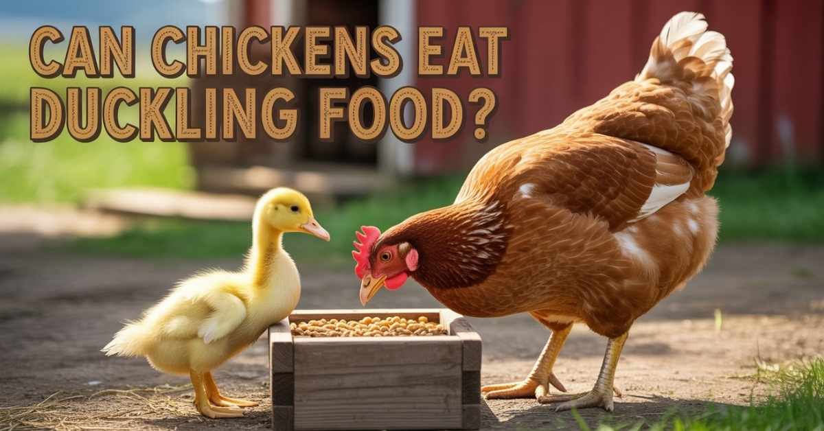Can Chickens Eat Duckling Food