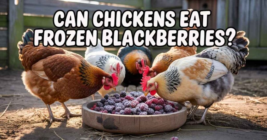 Can Chickens Eat Frozen Blackberries