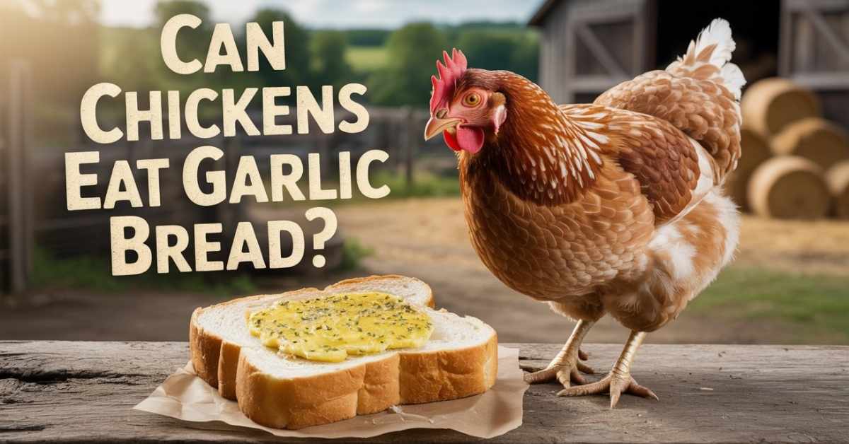 Can Chickens Eat Garlic Bread