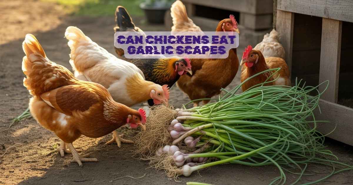 Can Chickens Eat Garlic Scapes