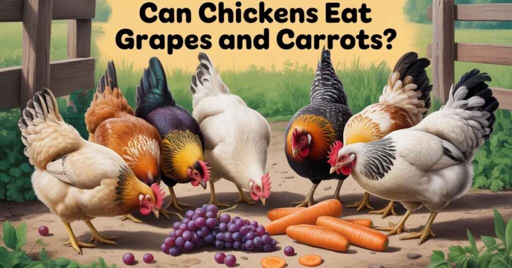 Can Chickens Eat Grapes and Carrots