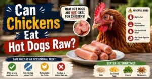 Can Chickens Eat Hot Dogs Raw