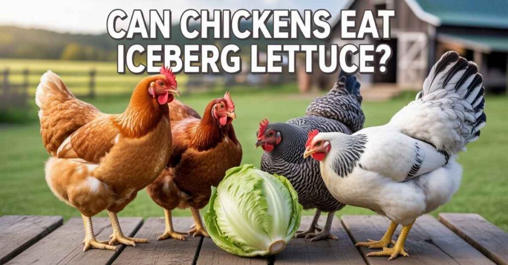 Can Chickens Eat Iceberg Lettuce
