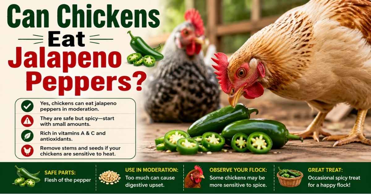 Can Chickens Eat Jalapeno Peppers
