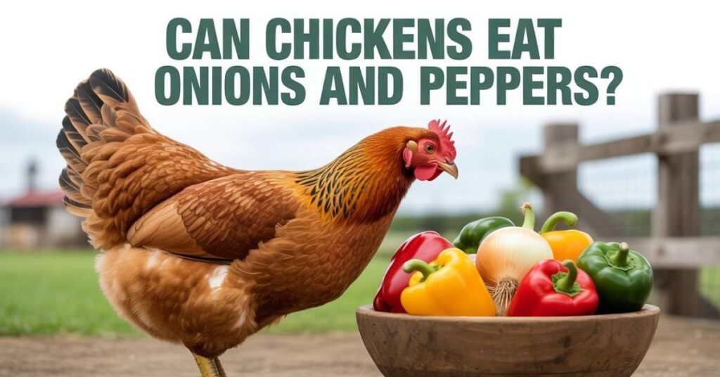 Can Chickens Eat Onions and Peppers