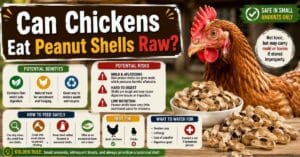 Can Chickens Eat Peanut Shells Raw