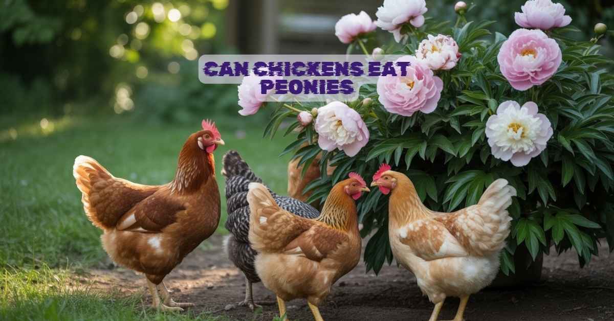 Can Chickens Eat Peonies