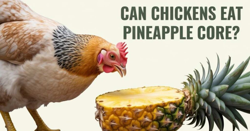 Can Chickens Eat Pineapple Core