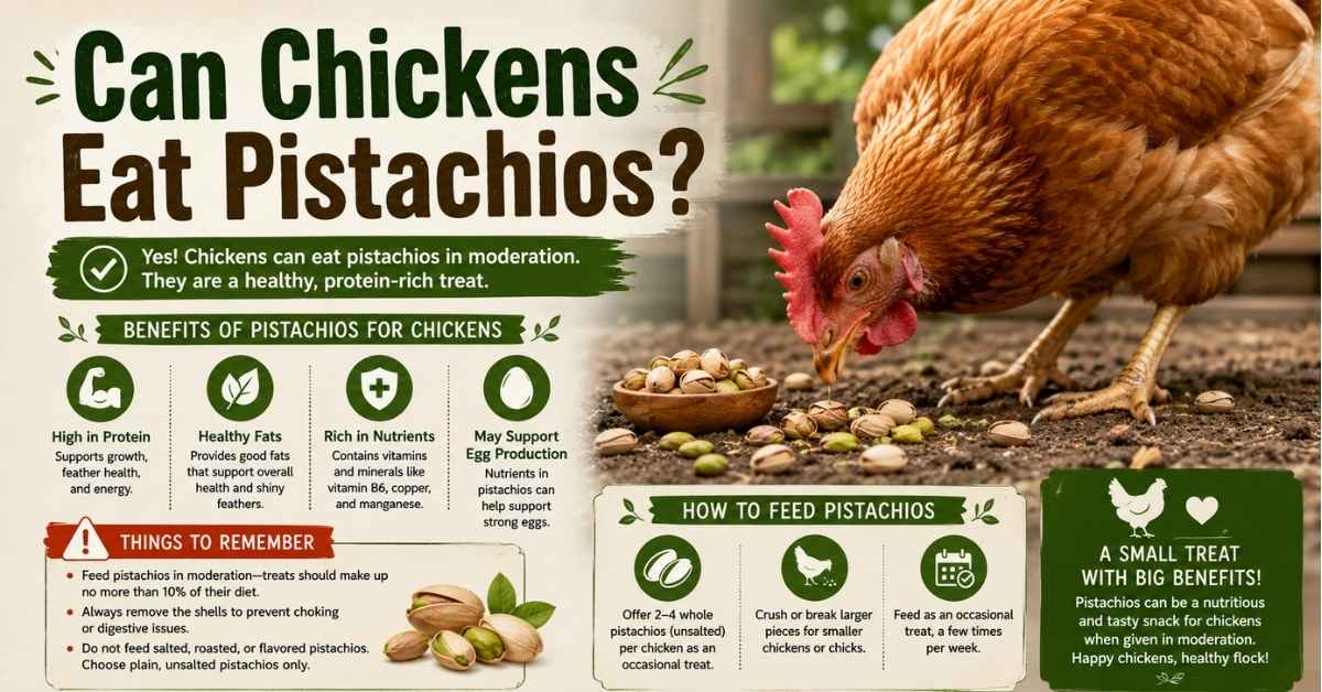 Can Chickens Eat Pistachios