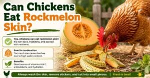 Can Chickens Eat Rockmelon Skin