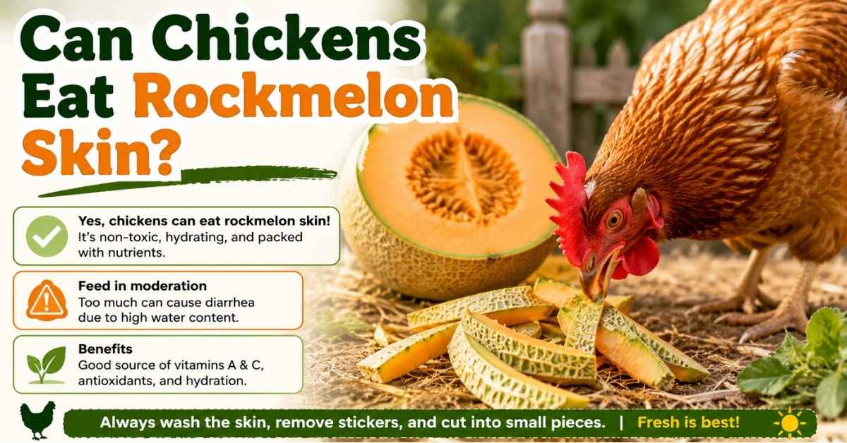 Can Chickens Eat Rockmelon Skin