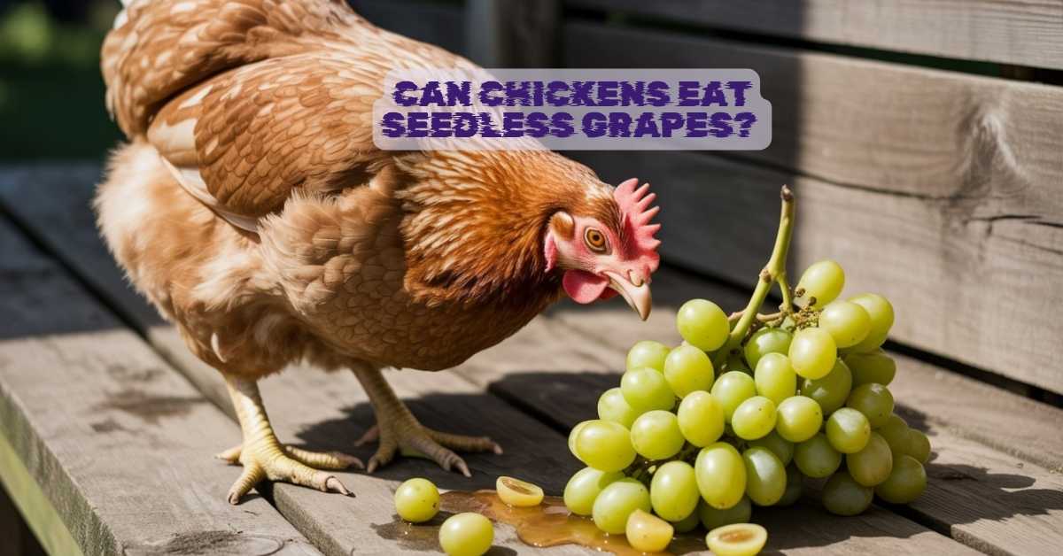 Can Chickens Eat Seedless Grapes?