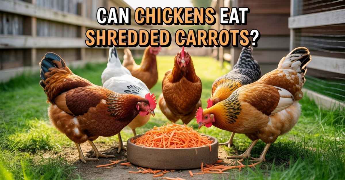 Can Chickens Eat Shredded Carrots?
