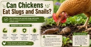 Can Chickens Eat Slugs and Snails