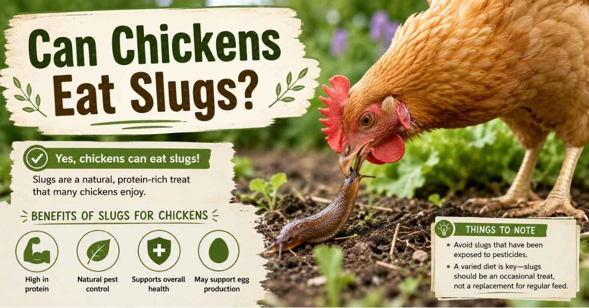 Can Chickens Eat Slugs
