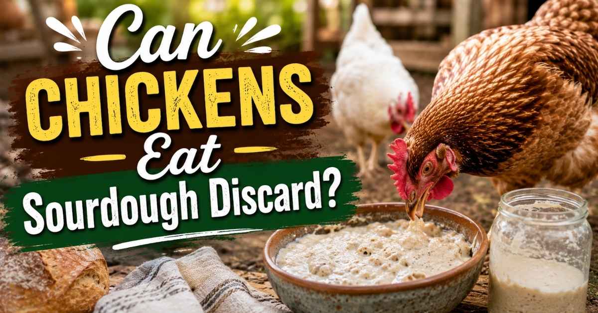 Can Chickens Eat Sourdough Discard