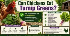 Can Chickens Eat Turnip Greens