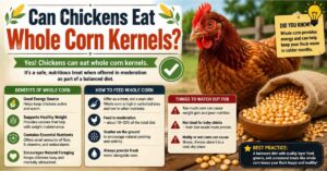 Can Chickens Eat Whole Corn Kernels