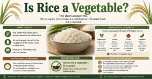 Is Rice a Vegetable