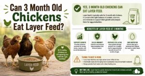 Can 3 Month Old Chickens Eat Layer Feed