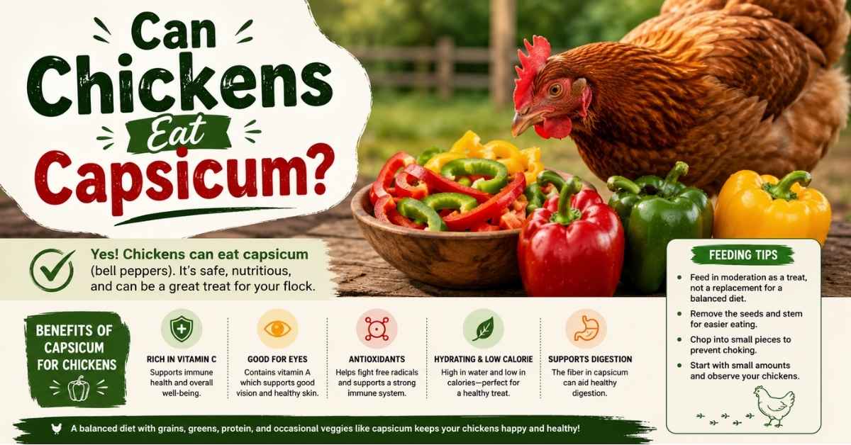Can Chickens Eat Capsicum
