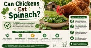Can Chickens Eat Spinach