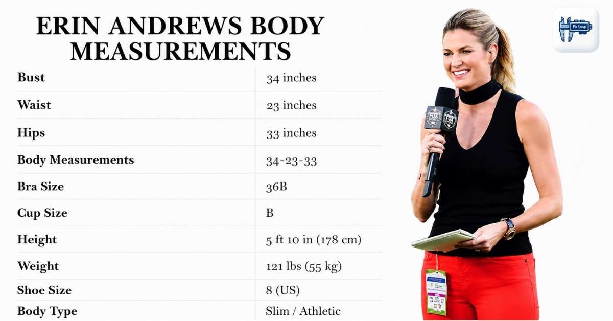 Erin Andrews Body Measurements