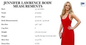 Jennifer Lawrence Body Measurements