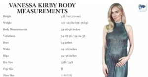 Vanessa Kirby Body Measurements